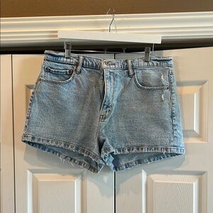 Abercrombie & Fitch Light Blue Denim Shorts